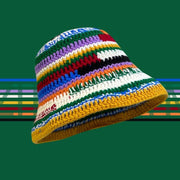 Kids' Striped Knitted Hat - Breathable & Warm