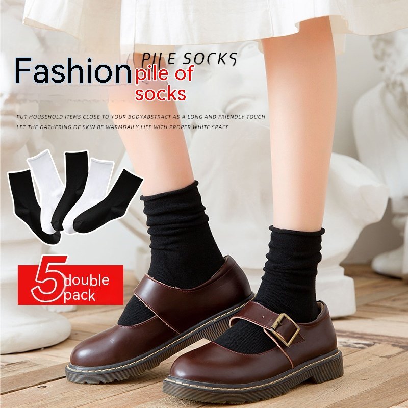 Moisture-Wicking High Tube Loafers and Socks Set