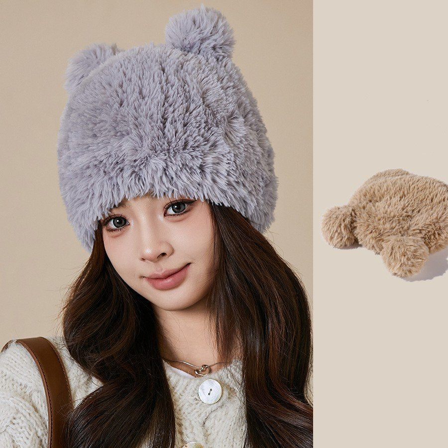 Warm Girl Hood Cap - Windproof & Warm Ear Protection