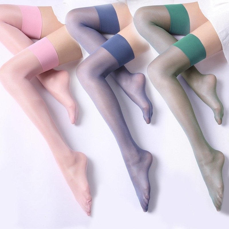 Ultra-Thin Thigh High Socks for Women