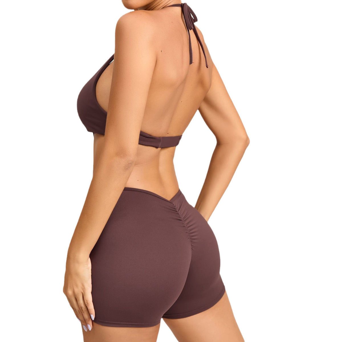 Seamless Two-Piece Fitness Yoga Jumpsuit for Workout