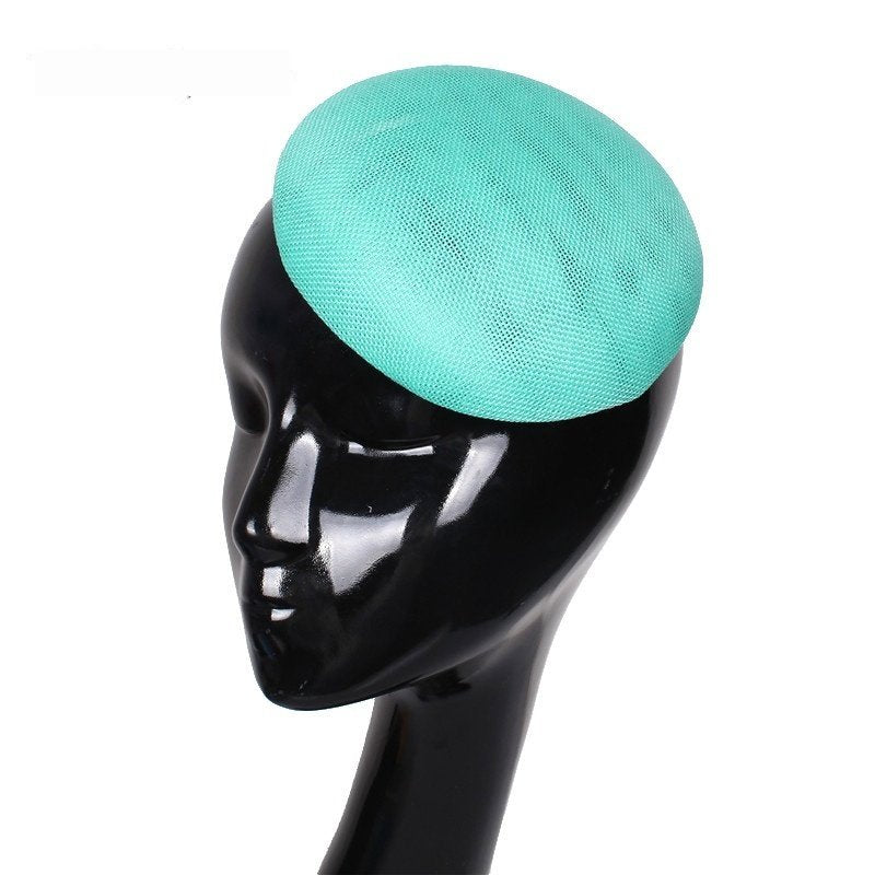 Emerald Green Felt Hat Cap for Women