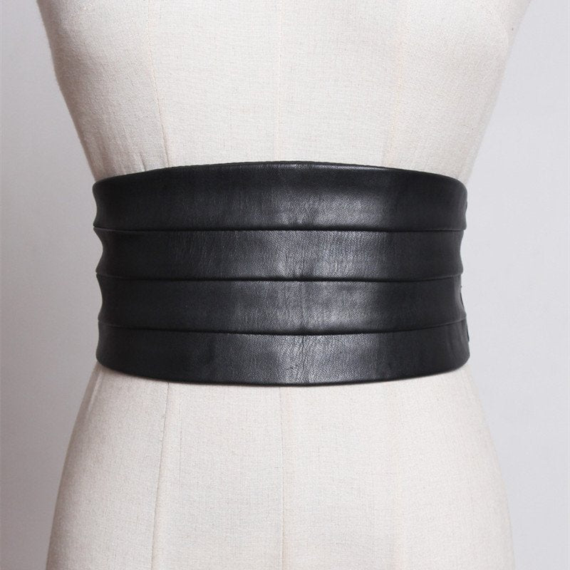 Elegant Wide Waist Belt for Women