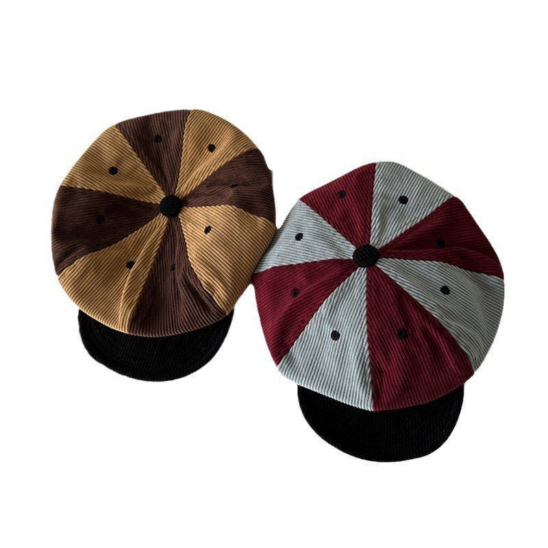 Warm Corduroy Beret