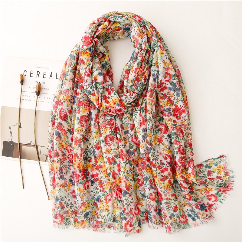 Stay Chic with Long Cotton Linen Scarf