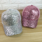 Sequined Baseball Cap for Women - Sun Protection & Style