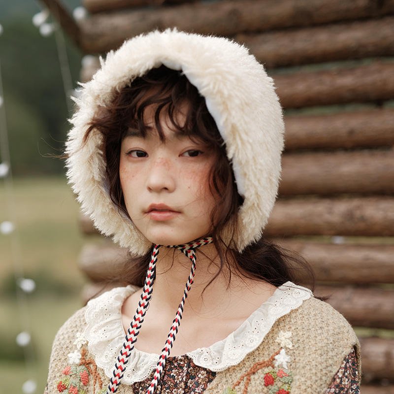 Cute Lamb Fur Hat