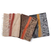 Stay Warm in Style with Vintage Plaid Cashmere Scarf