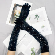 Warm Women's Velvet Gloves for Cold Weather