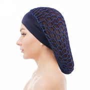 Wide-Brimmed Hair Net for Women, Breathable & Windproof