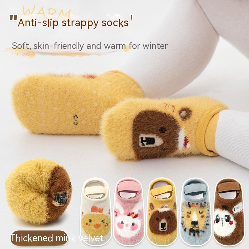 Non-Slip Baby Socks for Infants & Toddlers, Thick & Soft