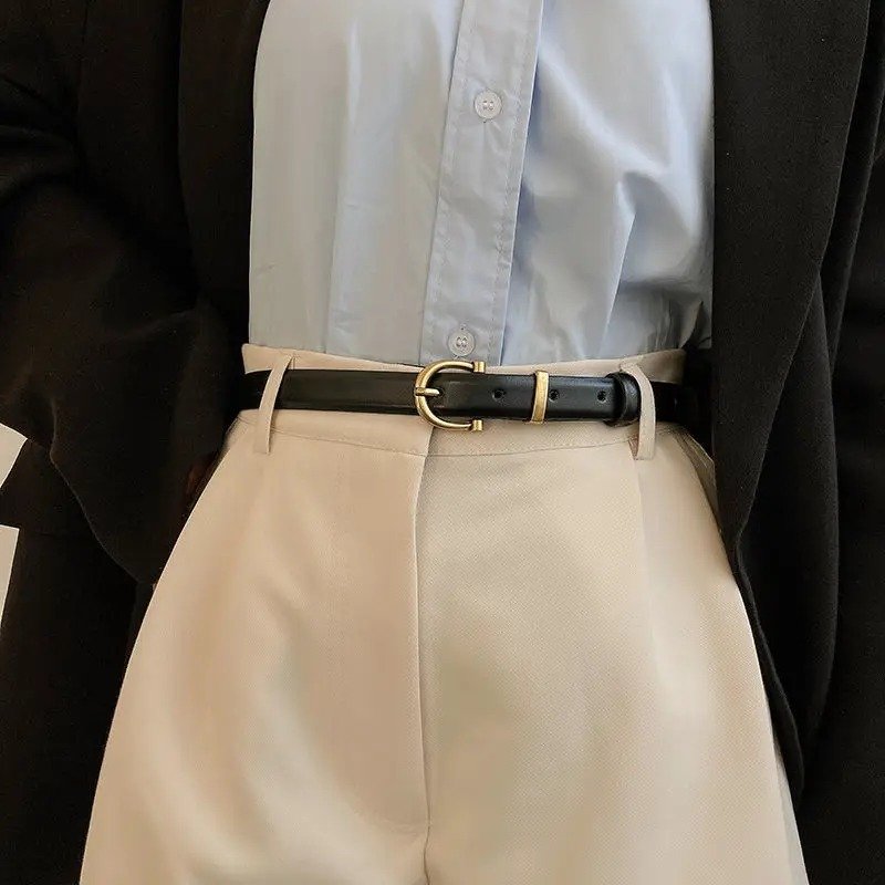 Retro Pin Buckle Belt for Women