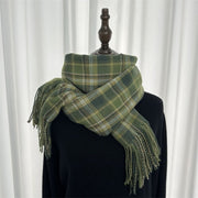 Stay Warm in Style with Plaid Scarf for Women