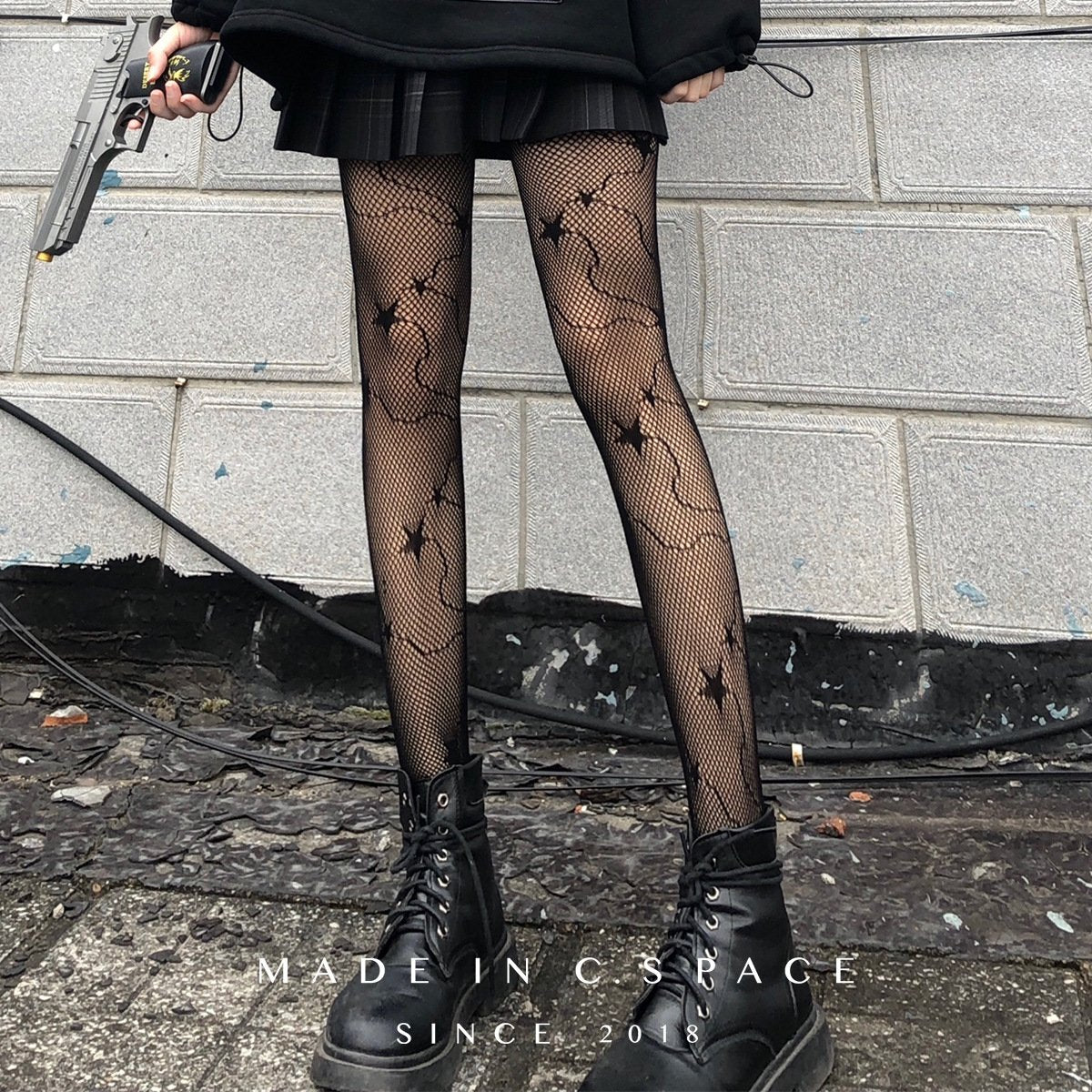 Slenderizing Mesh Fishnet Romper Stockings for Women