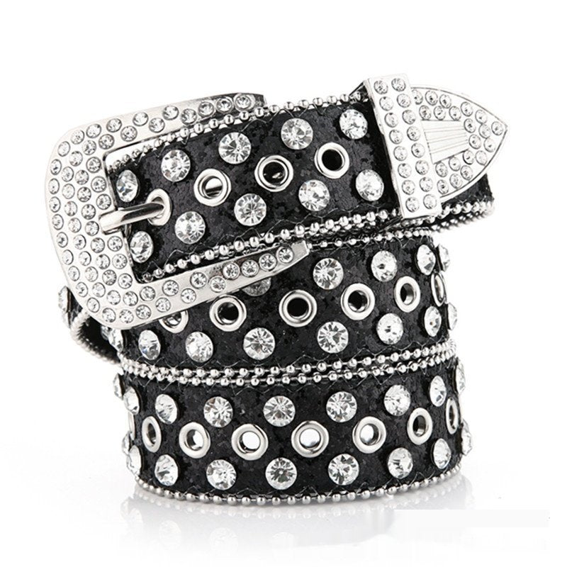 Add Glamour with Rhinestone Inlaid Decoration Belts