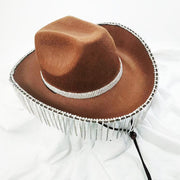 Rhinestone Denim Hat