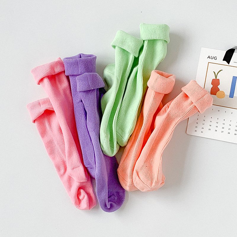 Vibrant Mid-Calf Length Socks for Women