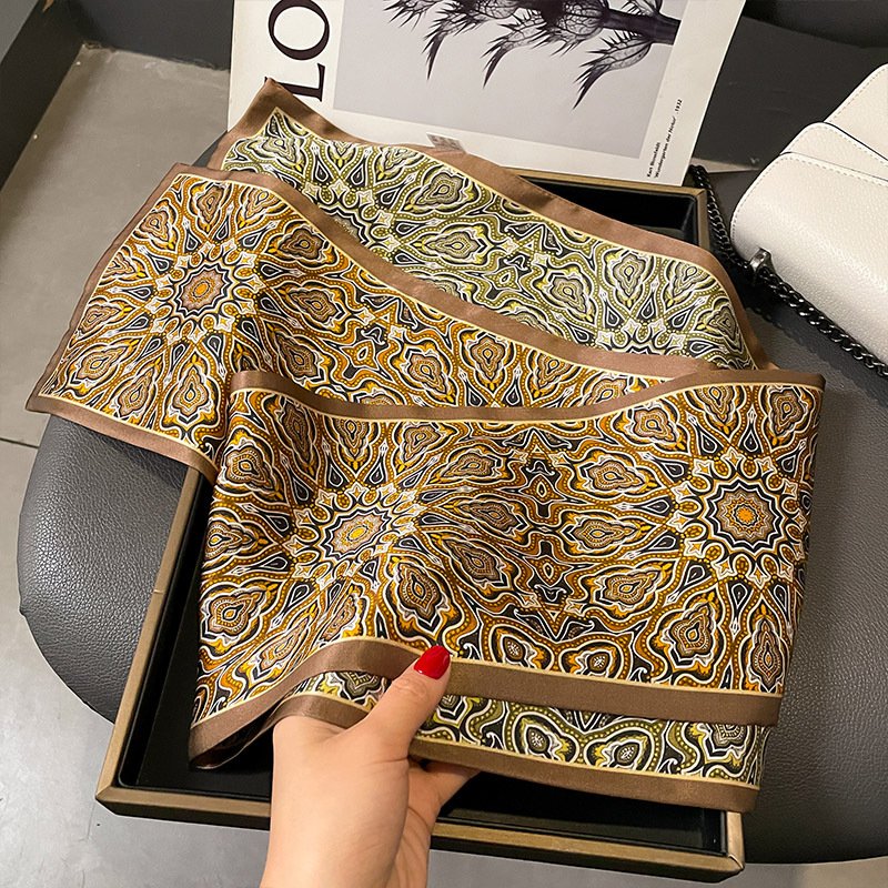 Double-Sided Mulberry Silk Scarf