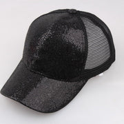 Glittering Mesh Cap