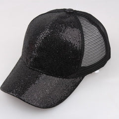 Glittering Mesh Cap