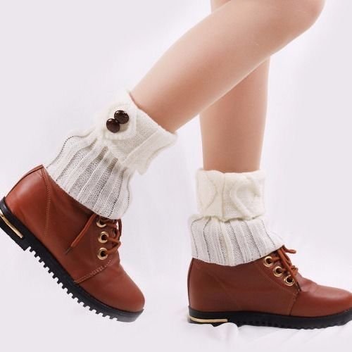 Warm Jacquard Ankle Socks for Women