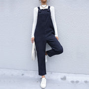 Autumn Warm Corduroy Suspender Pants for Women