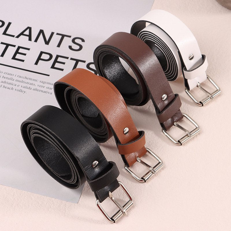Versatile Pin Buckle Belt for Women - Simple & Stylish