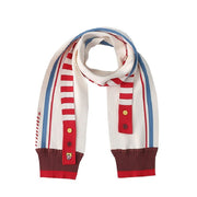Warm Asymmetrical Cartoon Scarf for Winter