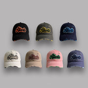 Korean Style Washed Denim Baseball Cap for Women