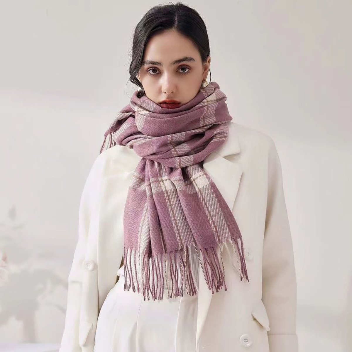 Cozy Winter Shawl Scarf - Warm & Versatile