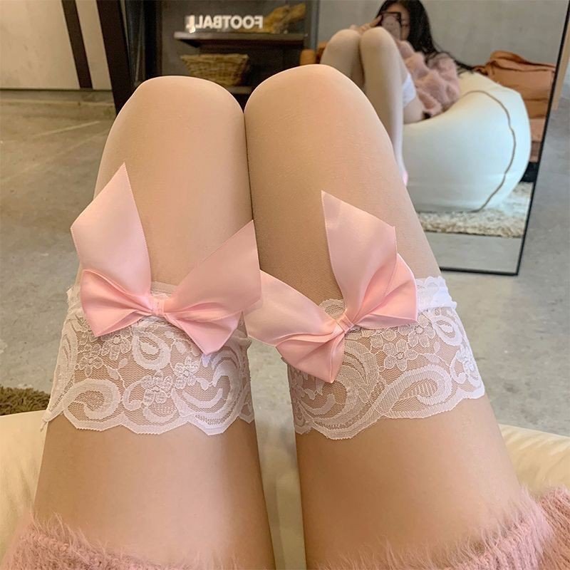 Knee High Lace Socks for Women
