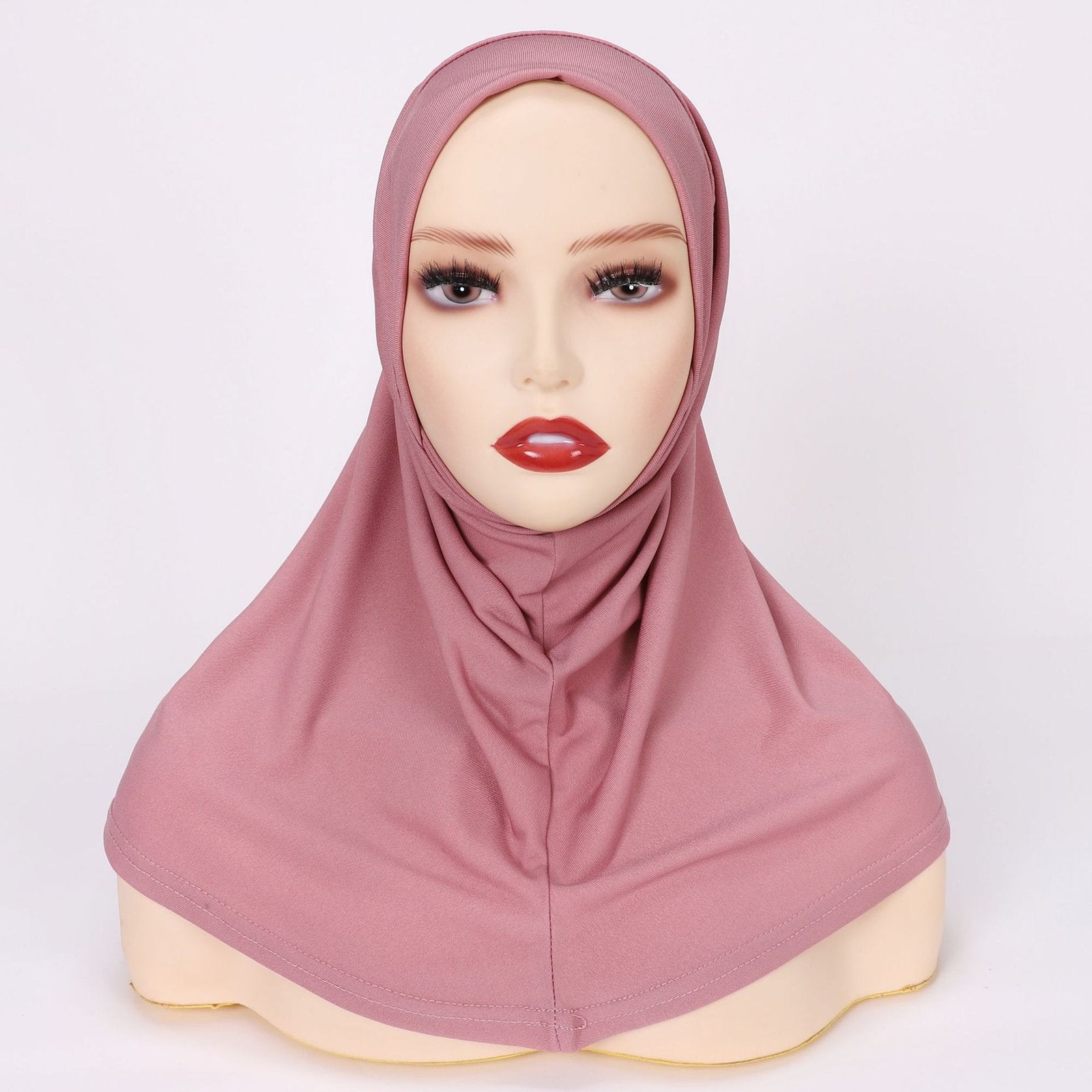 Monochrome Satin Headscarf for Women