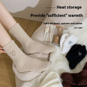 Cozy Embroidered Socks for Women
