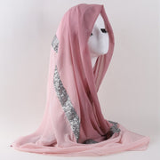 Add a Pop of Style with Two-Tone Gradient Sequined Scarf