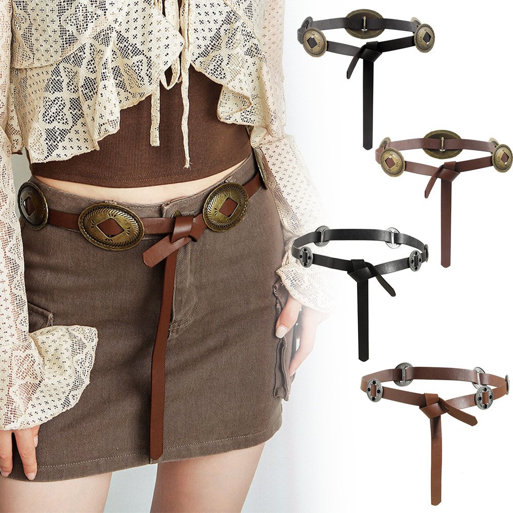 Retro Metal Carved Belt with Unisex Style