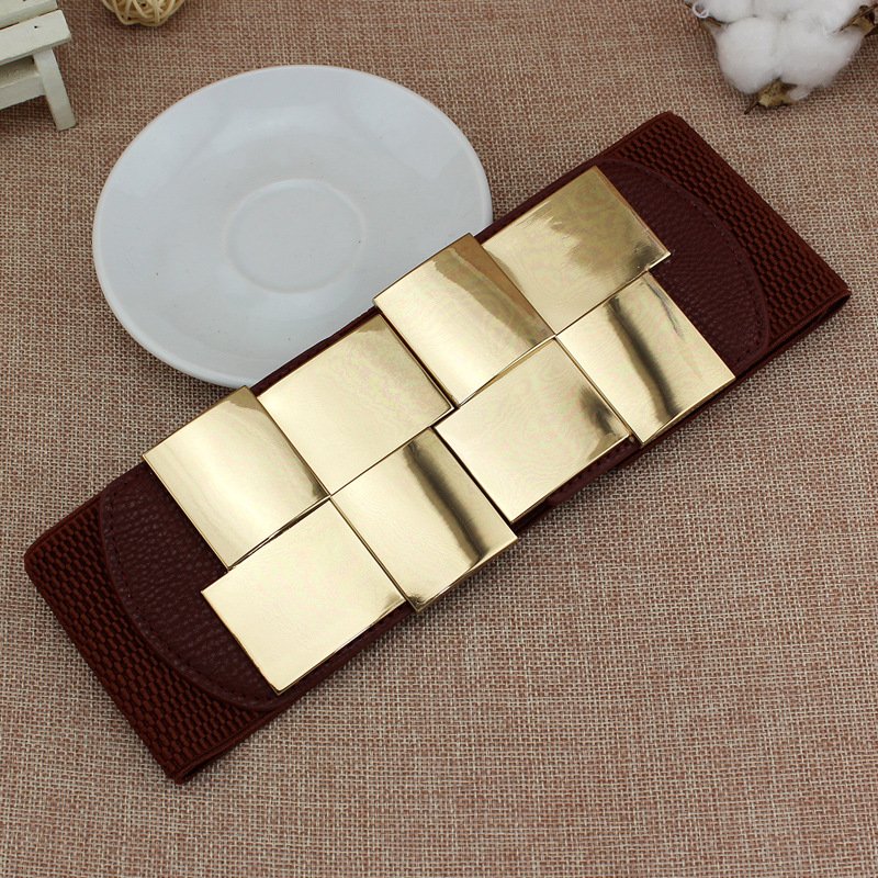 Adjustable Waistband with Metal Buckle for Women