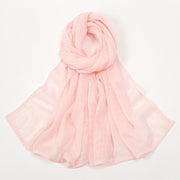 Stay Warm in Style with Plaid Polyester Scarf