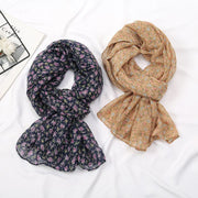Stay Chic with Floral Print Scarf