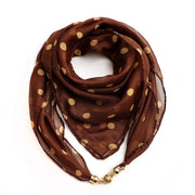 Elegant Floral Chiffon Scarf for Women