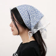 Lace Triangle Scarf Hand Painted Fashion