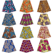 Double-Sided Geometric Polyester Scarf