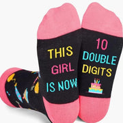 Casual Sole Letter Socks for Women