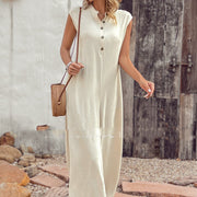 Versatile Solid Color Jumpsuit for Women