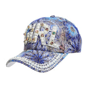 Sun-Proof Diamond Baseball Cap for Women
