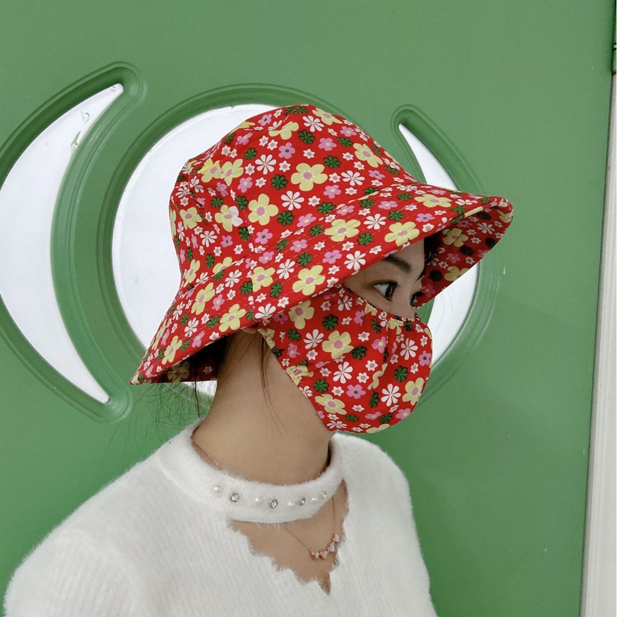Sun Protection Summer Work Hat for Women - Thin Cape Style