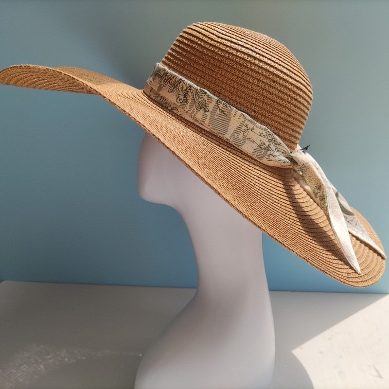 Protective Beach Hat for Women - Sunscreen, Breathable, Windproof