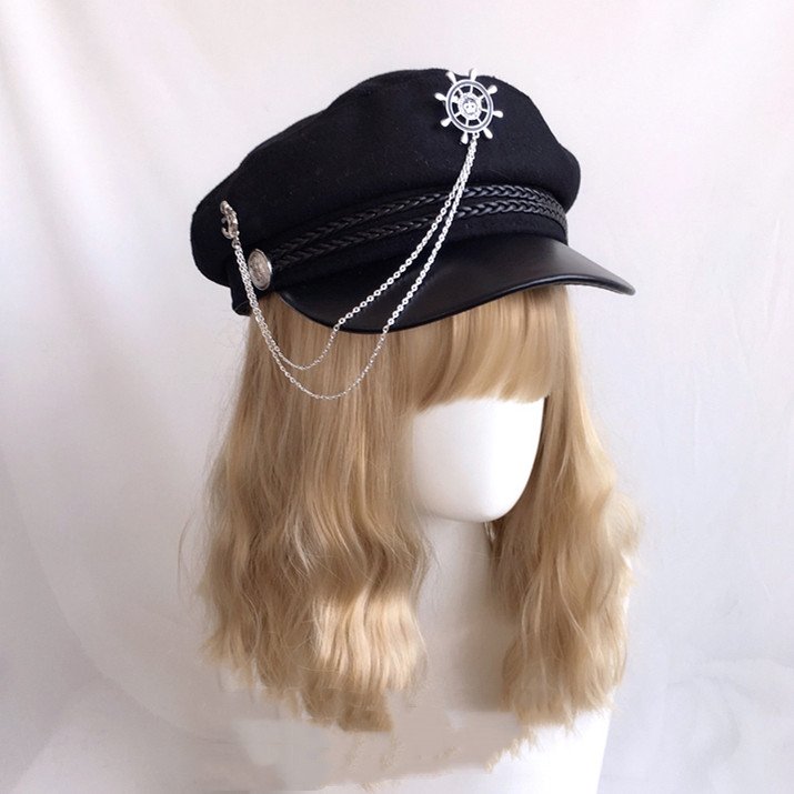 Gothic Soviet Army Hat - Lolita Accessories for Women