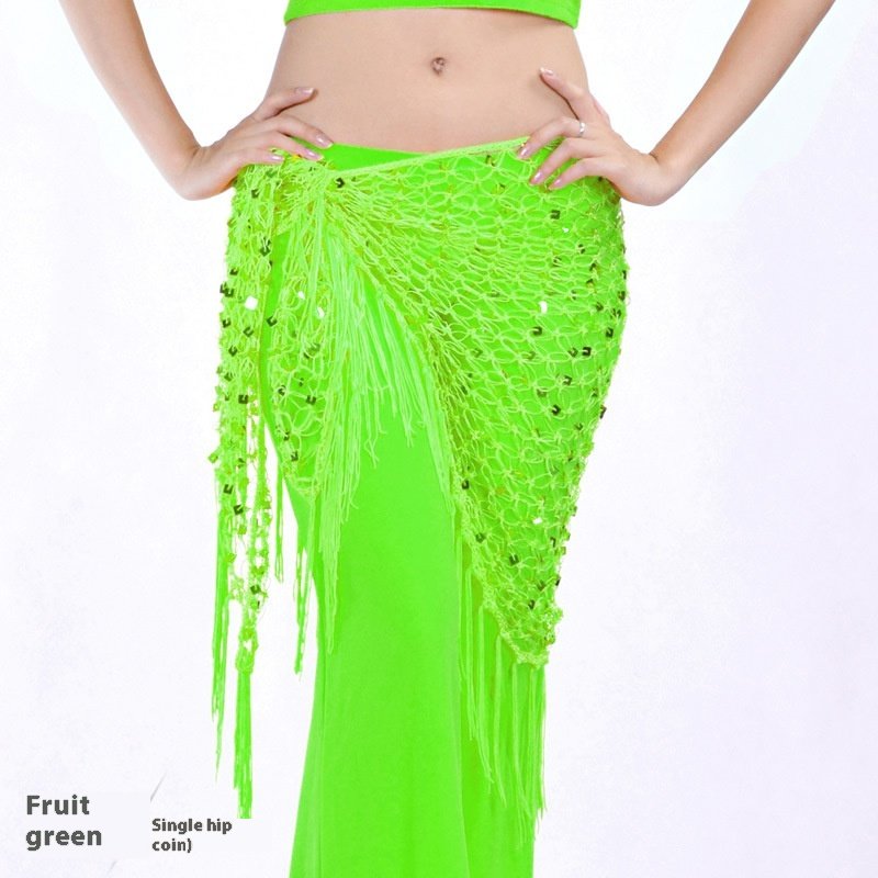 Sequined Triangle Hip Scarf for Women & Men