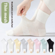 Antibacterial Breathable Mid-calf Socks for Women
