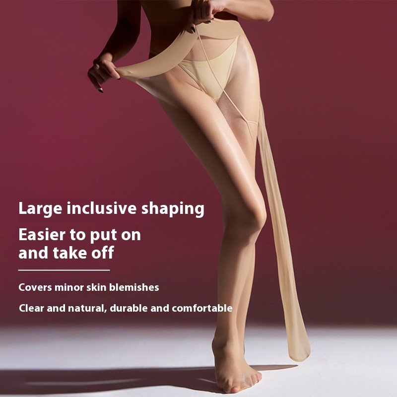 Invisible U-Shaped Crotch Pantyhose for Women - 6 Pack Colors